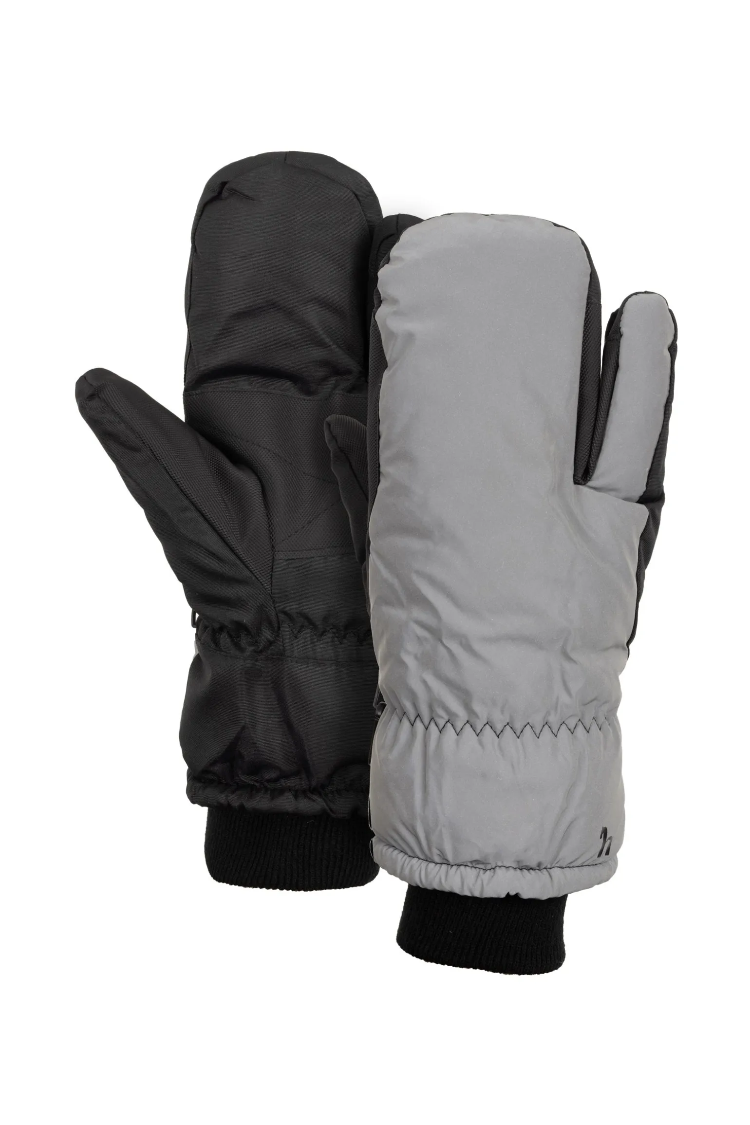 Reflektierende 3-Finger Reithandschuhe