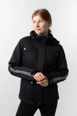 reflektierende Winterreitjacke