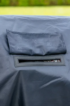 Regen-Reitdecke mit festem Halsteil