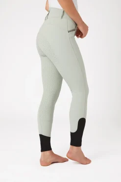 Reithose mit Silikonvollbesatz und Kristall-Taschen