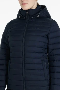 Rose Damen-Steppjacke mit Kapuze