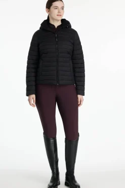 Rose Damen-Steppjacke mit Kapuze