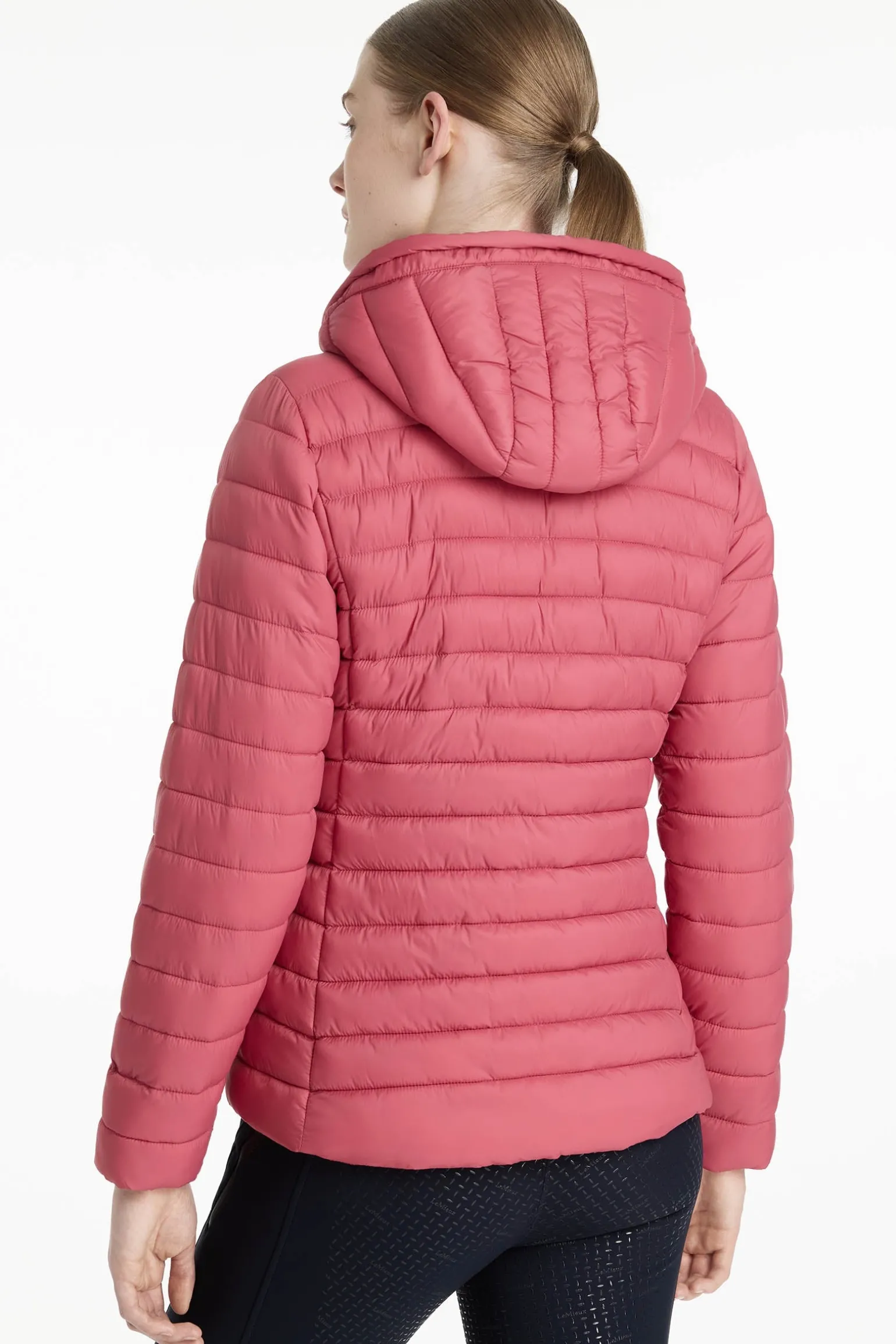 Rose Damen-Steppjacke mit Kapuze