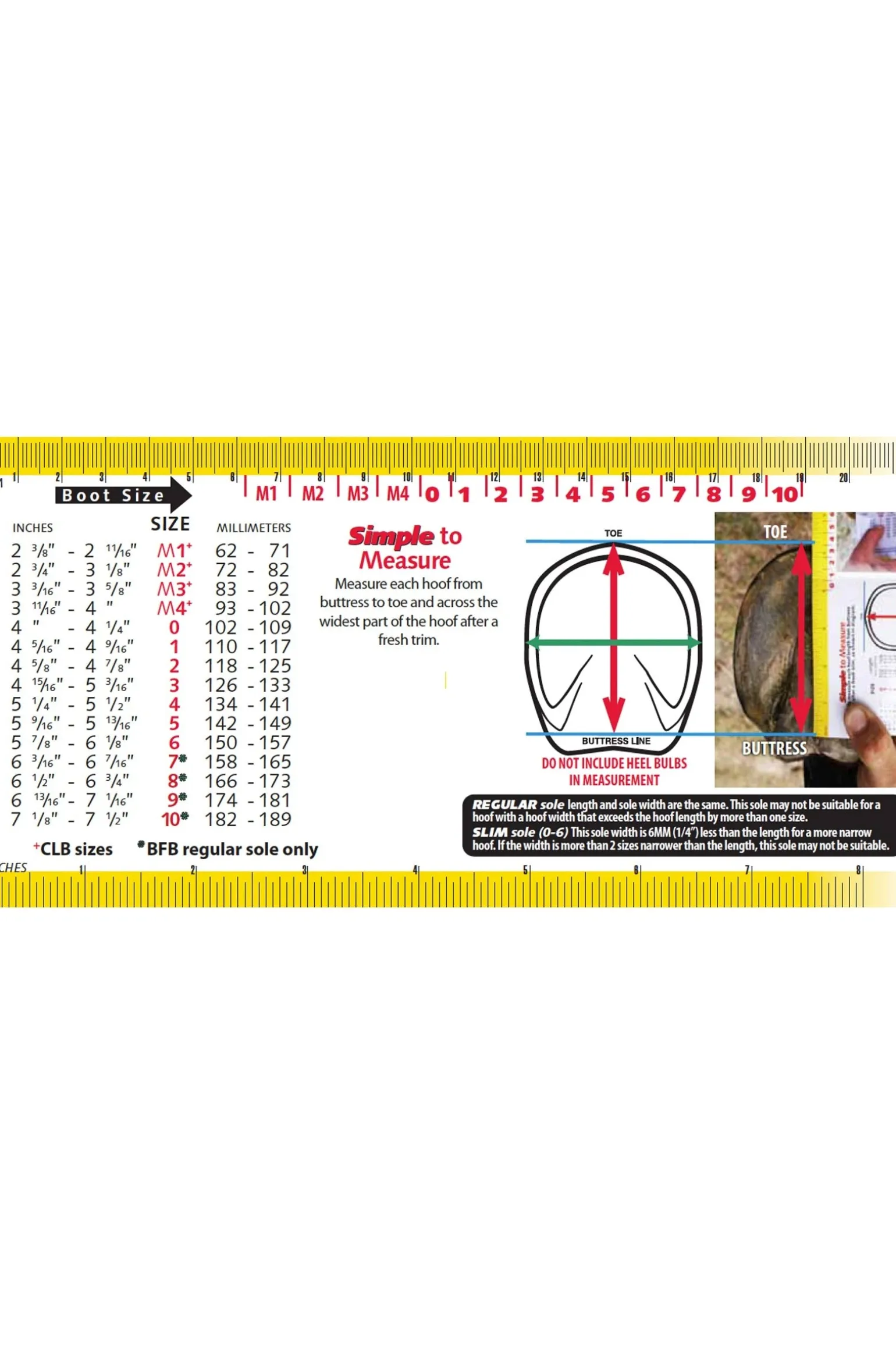Simple SRS Hufschuhe (regulär/Paar)