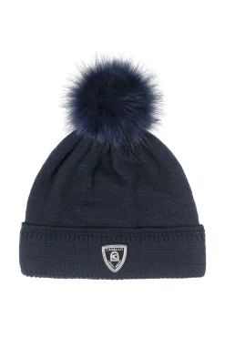 Strickmütze Cavalmelika mit Kunstfell