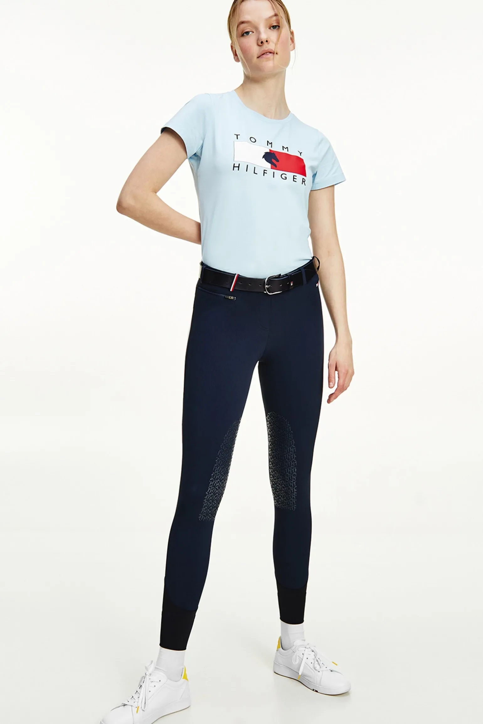 Style Damen Reithose mit Kniebesatz mit Grip