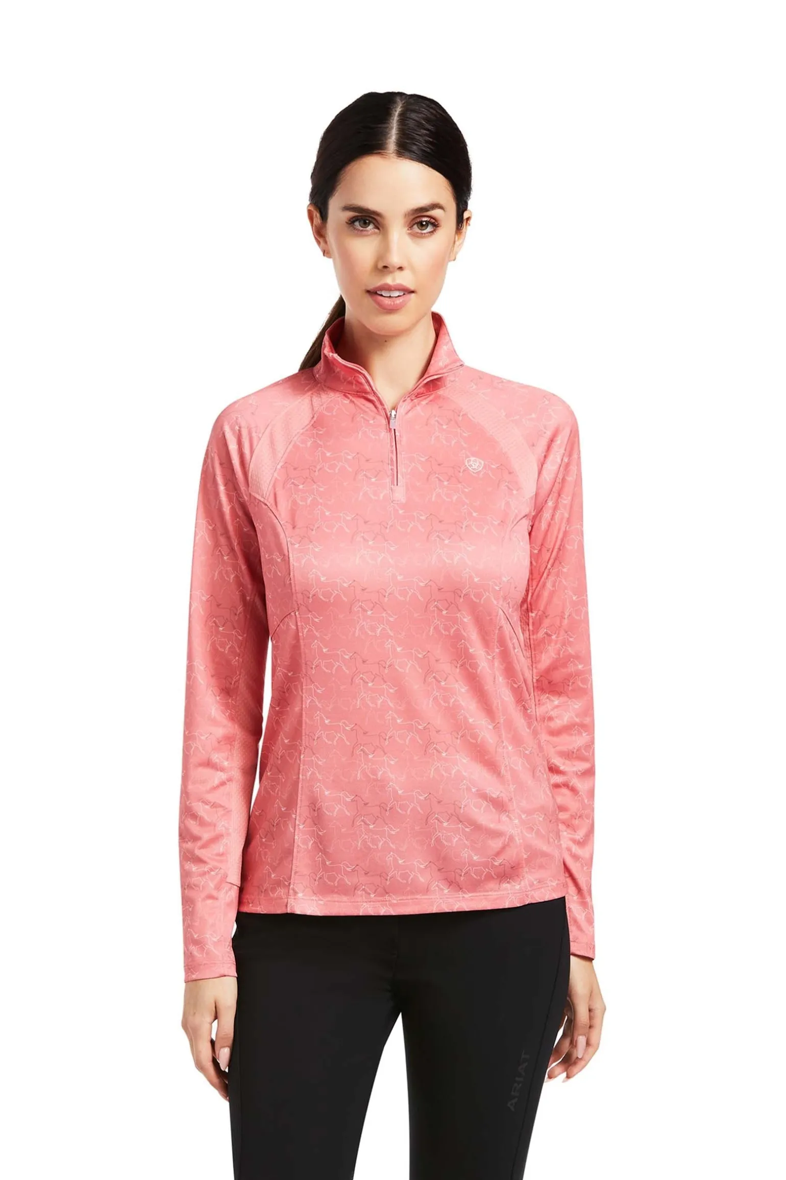 Sunstopper 2.0 Damen 1/4 Zip Baselayer Shirt