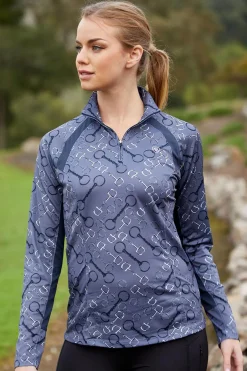 Sunstopper 2.0 Damen 1/4 Zip Baselayer Shirt