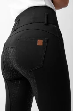 Tara Damen Reithose mit Silikonvollbesatz und hohem Bund