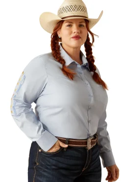 Team Kirby Damen Langarm Stretch Shirt