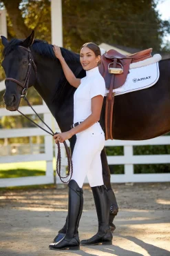 Tri Factor Damen Reithose mit Kniebesatz