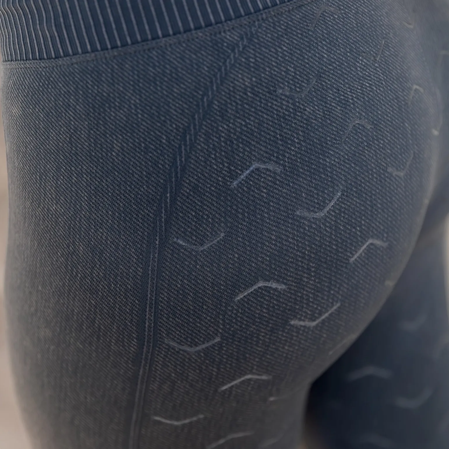 Vanessa Reitleggings mit Vollbesatz, Nahtlos in Jeansoptik