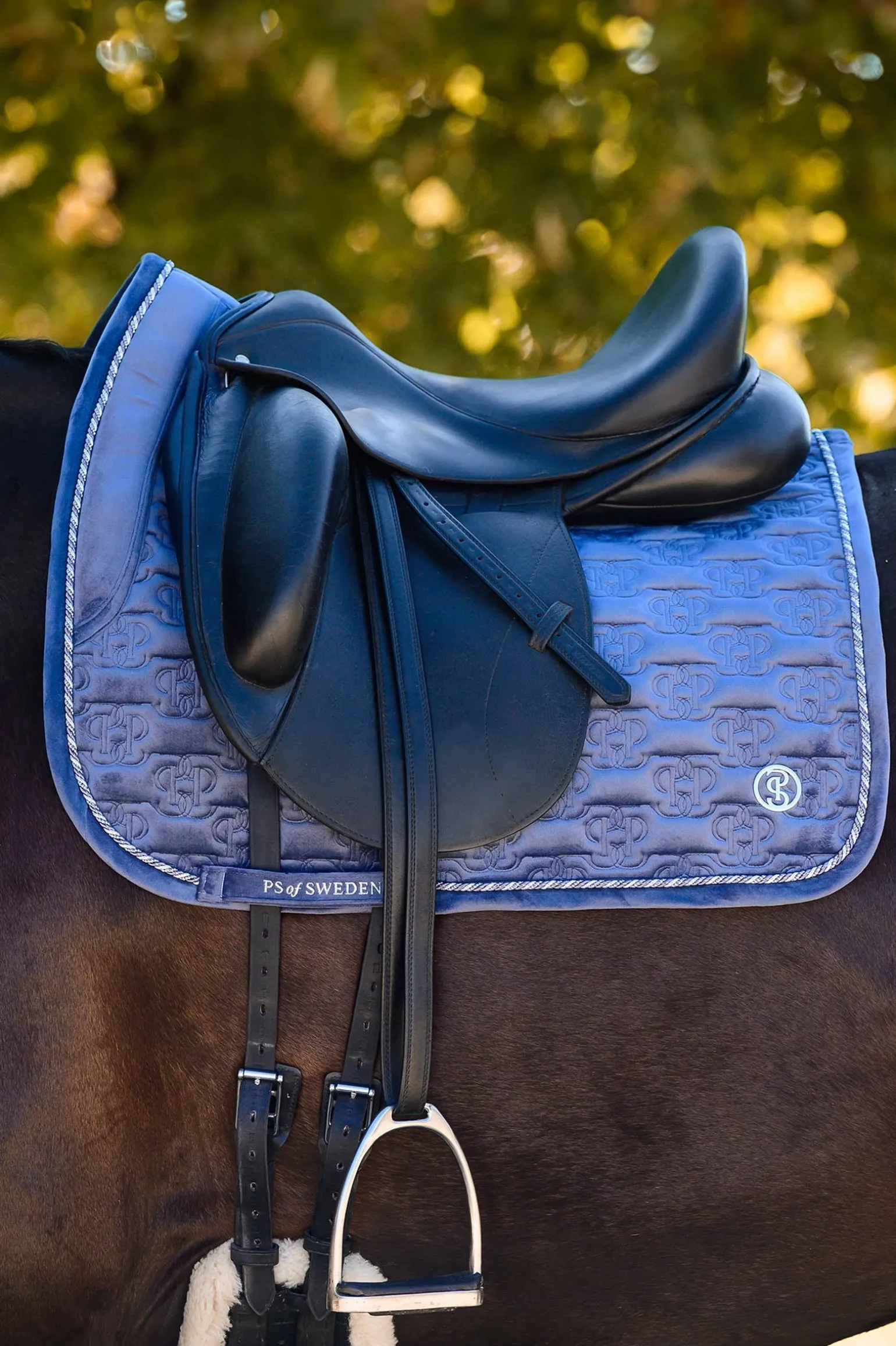 Velvet Monogram Dressur Schabracke