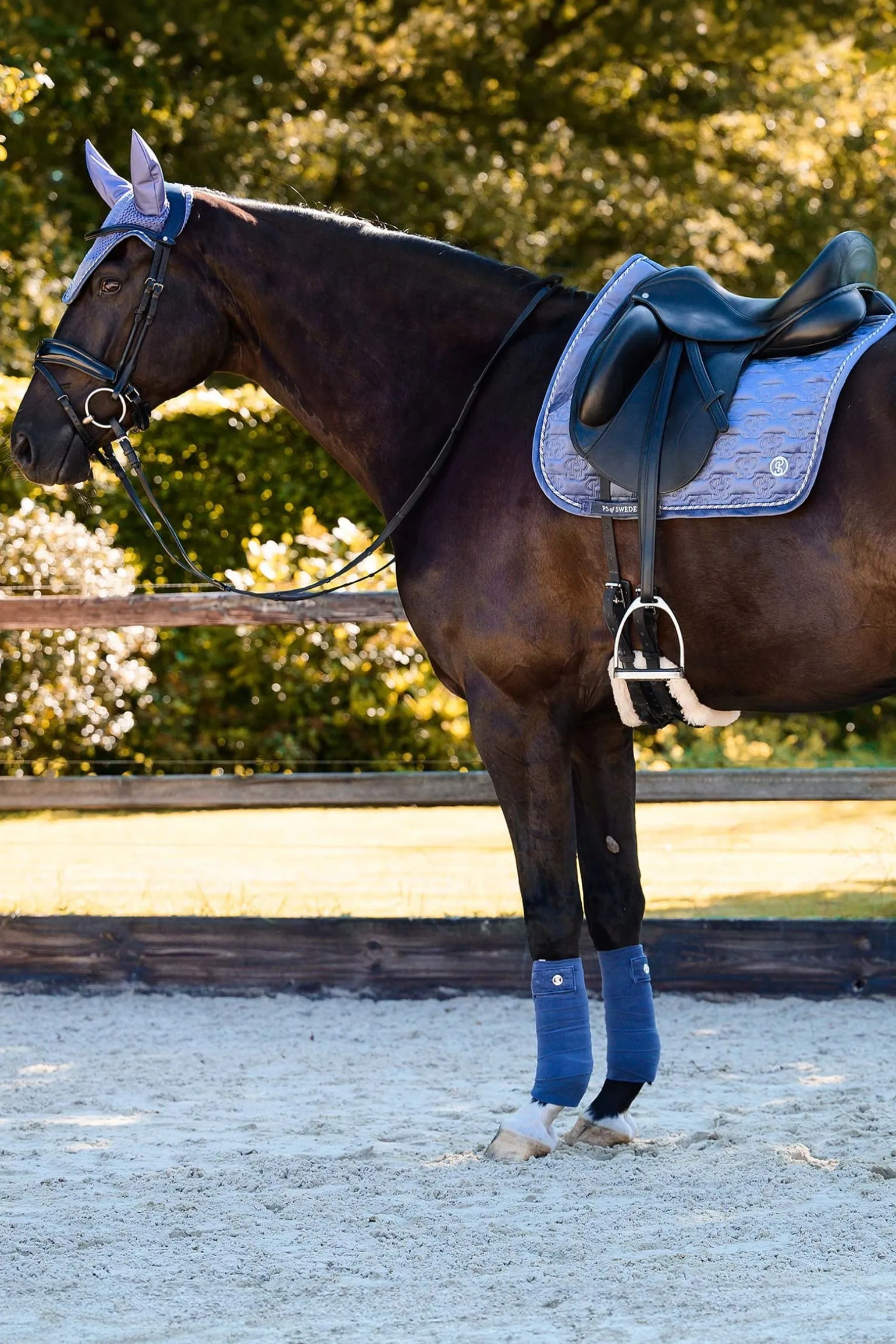 Velvet Monogram Dressur Schabracke