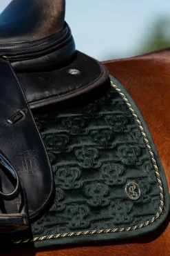 Velvet Monogram Dressur Schabracke