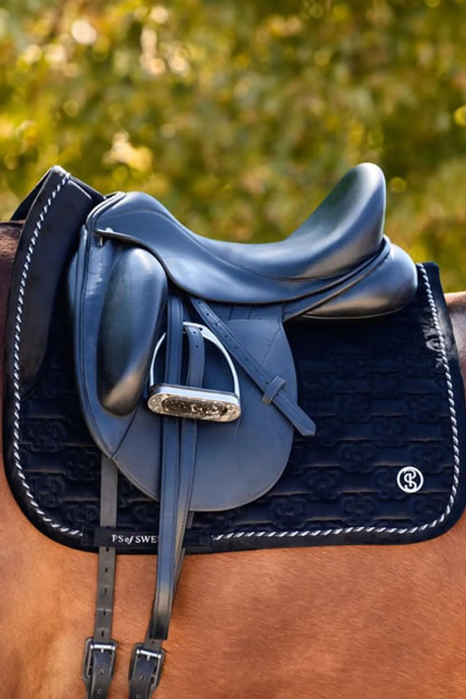 Velvet Monogram Dressur Schabracke