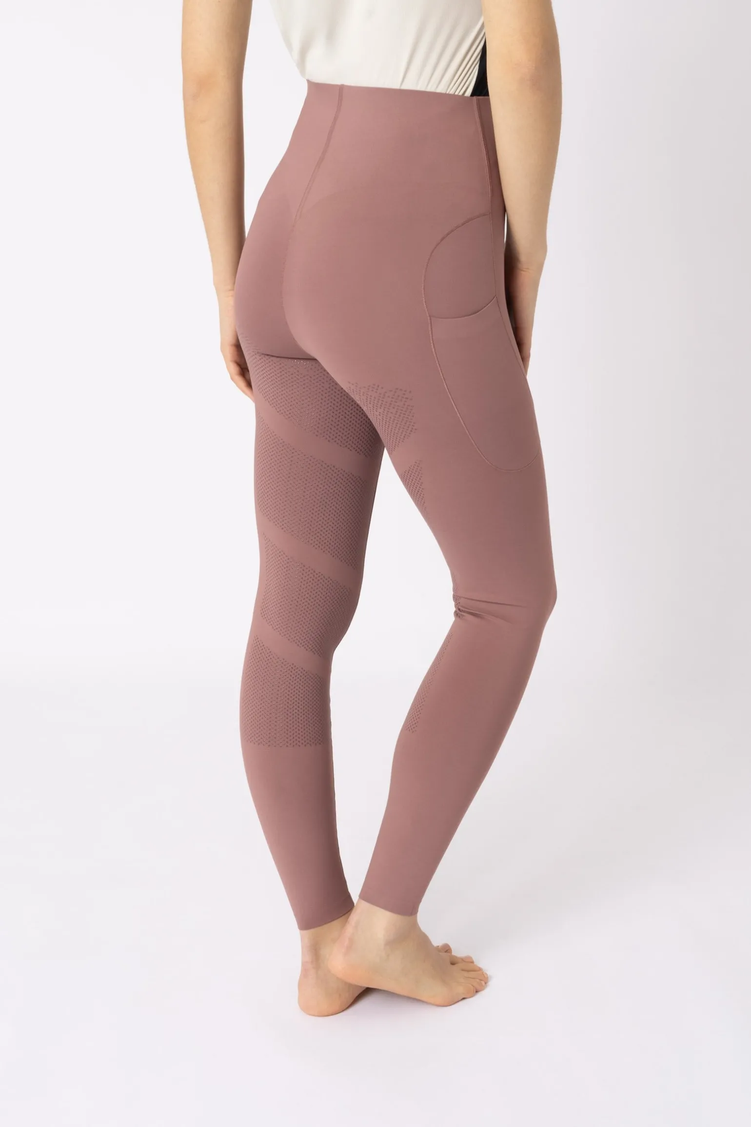 Viktoria Damen Vollbesatzreitleggings mit weniger Nähten