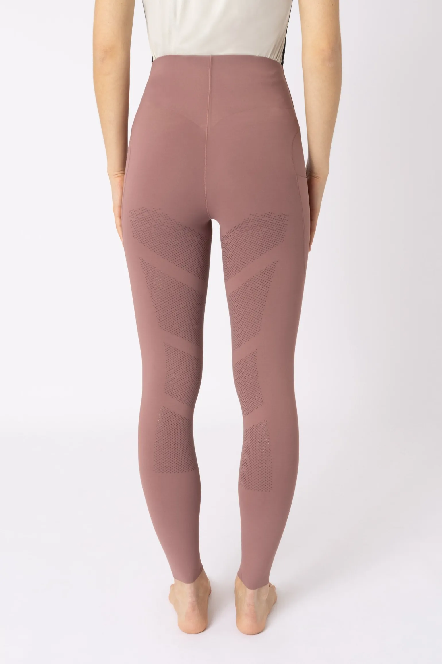 Viktoria Damen Vollbesatzreitleggings mit weniger Nähten