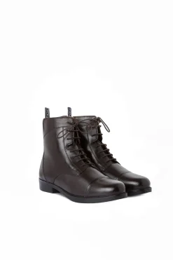 Winter-Reitstiefeletten mit seitlichem Reißverschluss