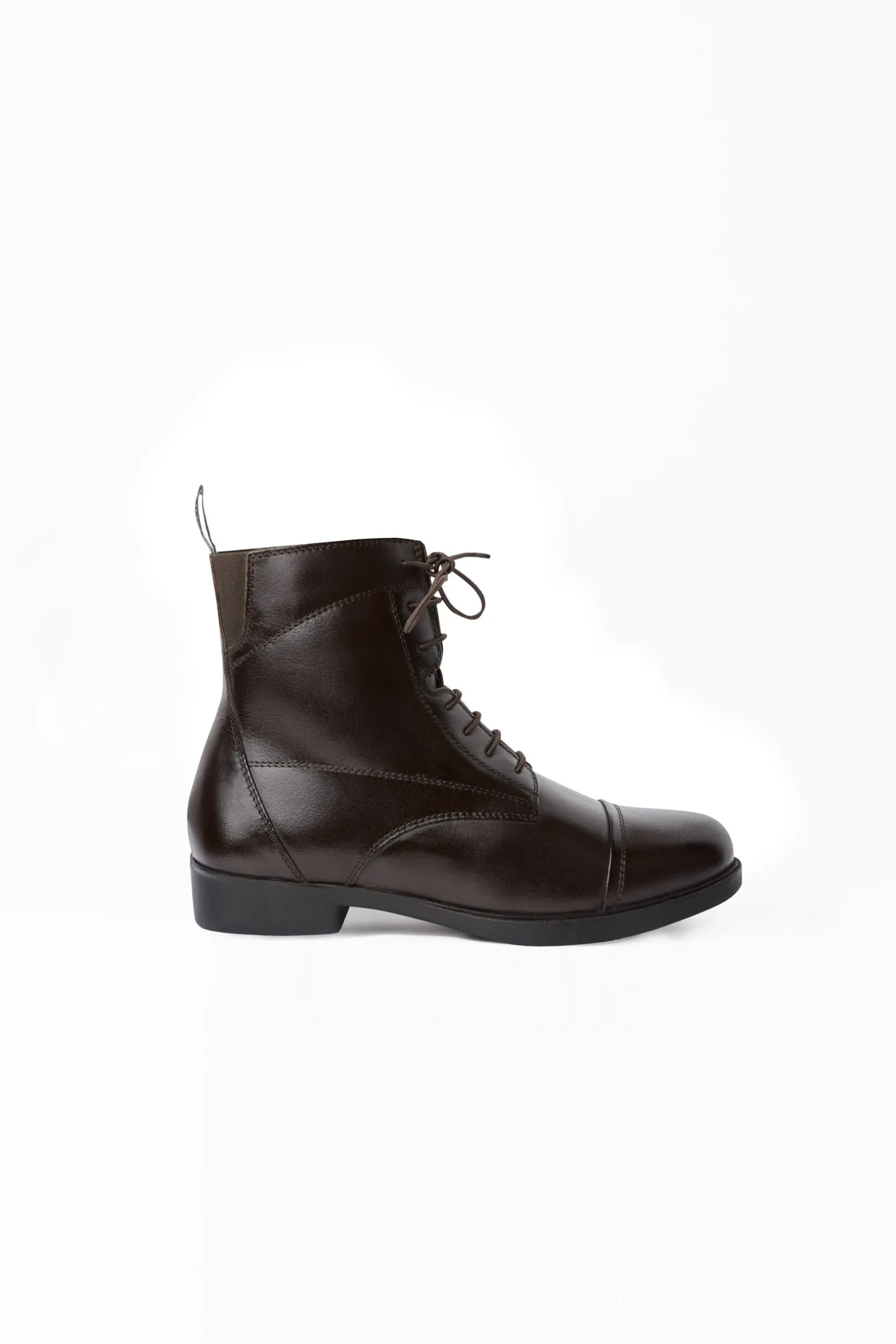 Winter-Reitstiefeletten mit seitlichem Reißverschluss