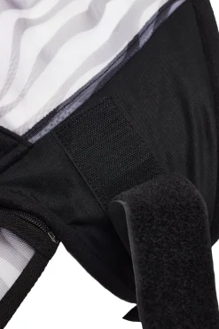 Zebra-Fliegenmaske mit Nüsterschutz